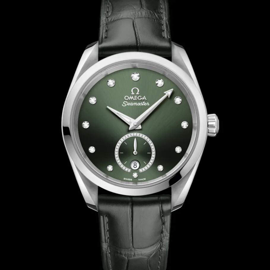 38 mm, acier sur bracelet en cuir|OMEGA Online