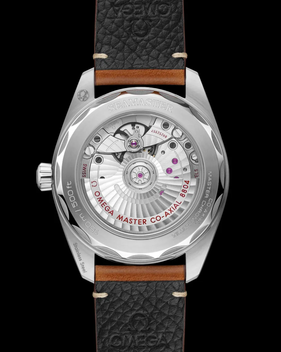 38 mm, acier sur bracelet en cuir|OMEGA Hot