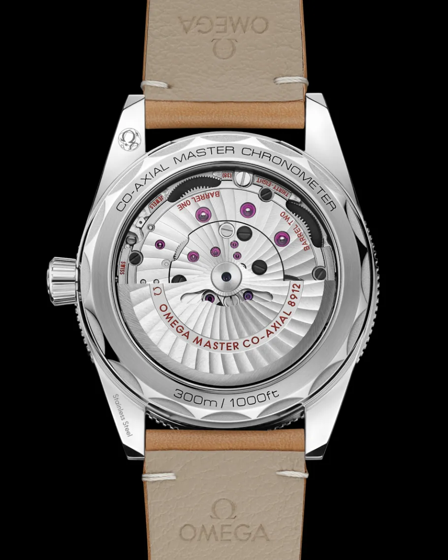 41 mm, acier sur bracelet en cuir|OMEGA Discount