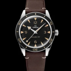 41 mm, acier sur bracelet en cuir|OMEGA Clearance