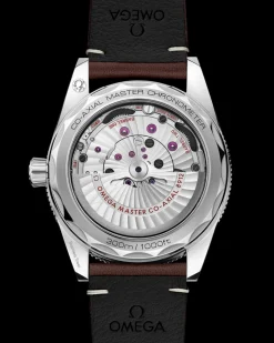 41 mm, acier sur bracelet en cuir|OMEGA Clearance