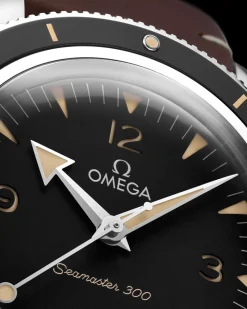 41 mm, acier sur bracelet en cuir|OMEGA Clearance