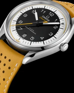 39,5 mm, acier sur bracelet en cuir|OMEGA Outlet