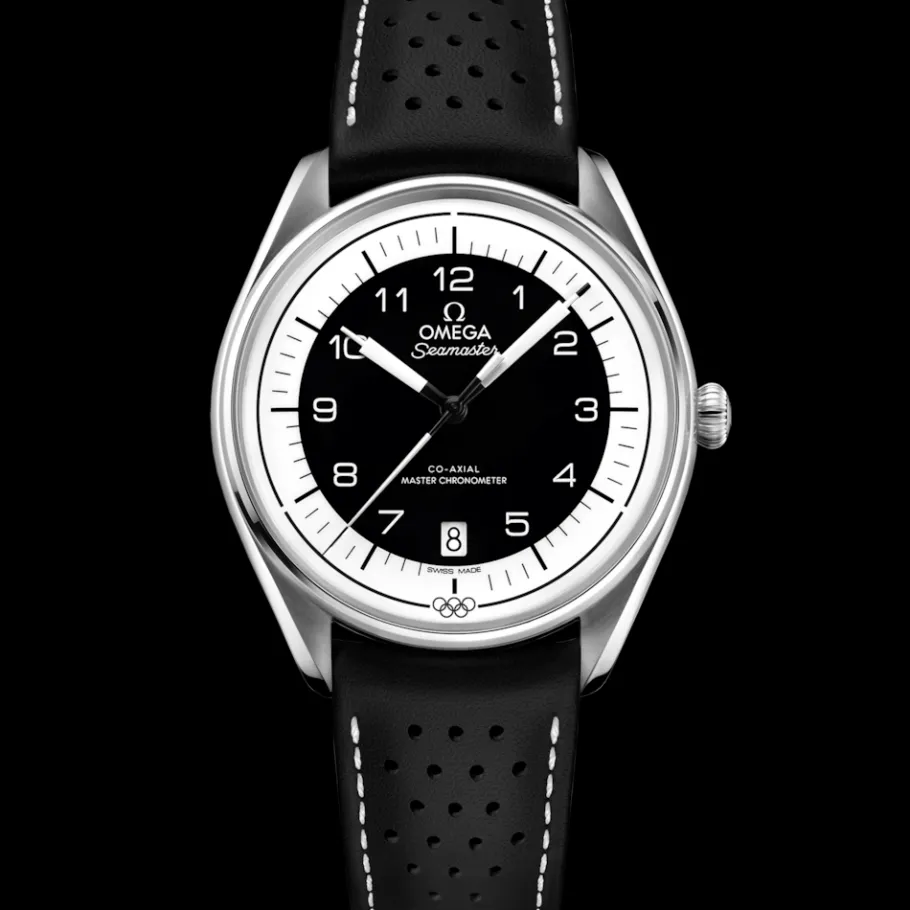 39,5 mm, acier sur bracelet en cuir|OMEGA Outlet