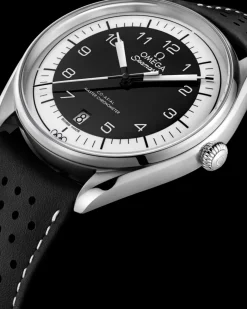 39,5 mm, acier sur bracelet en cuir|OMEGA Outlet