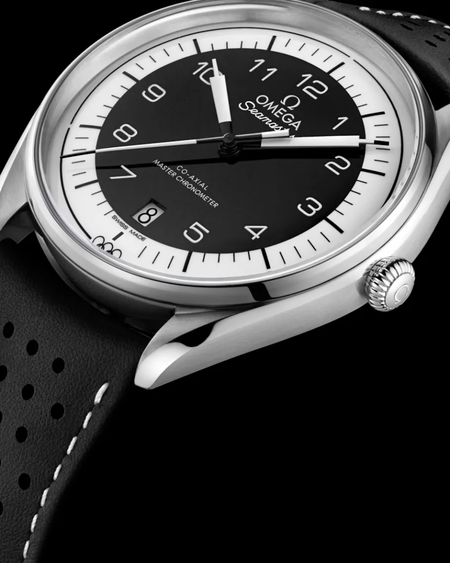 39,5 mm, acier sur bracelet en cuir|OMEGA Outlet