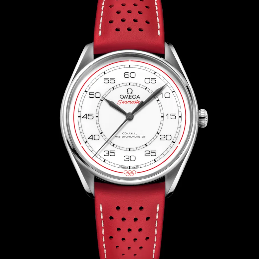 39,5 mm, acier sur bracelet en cuir|OMEGA Outlet