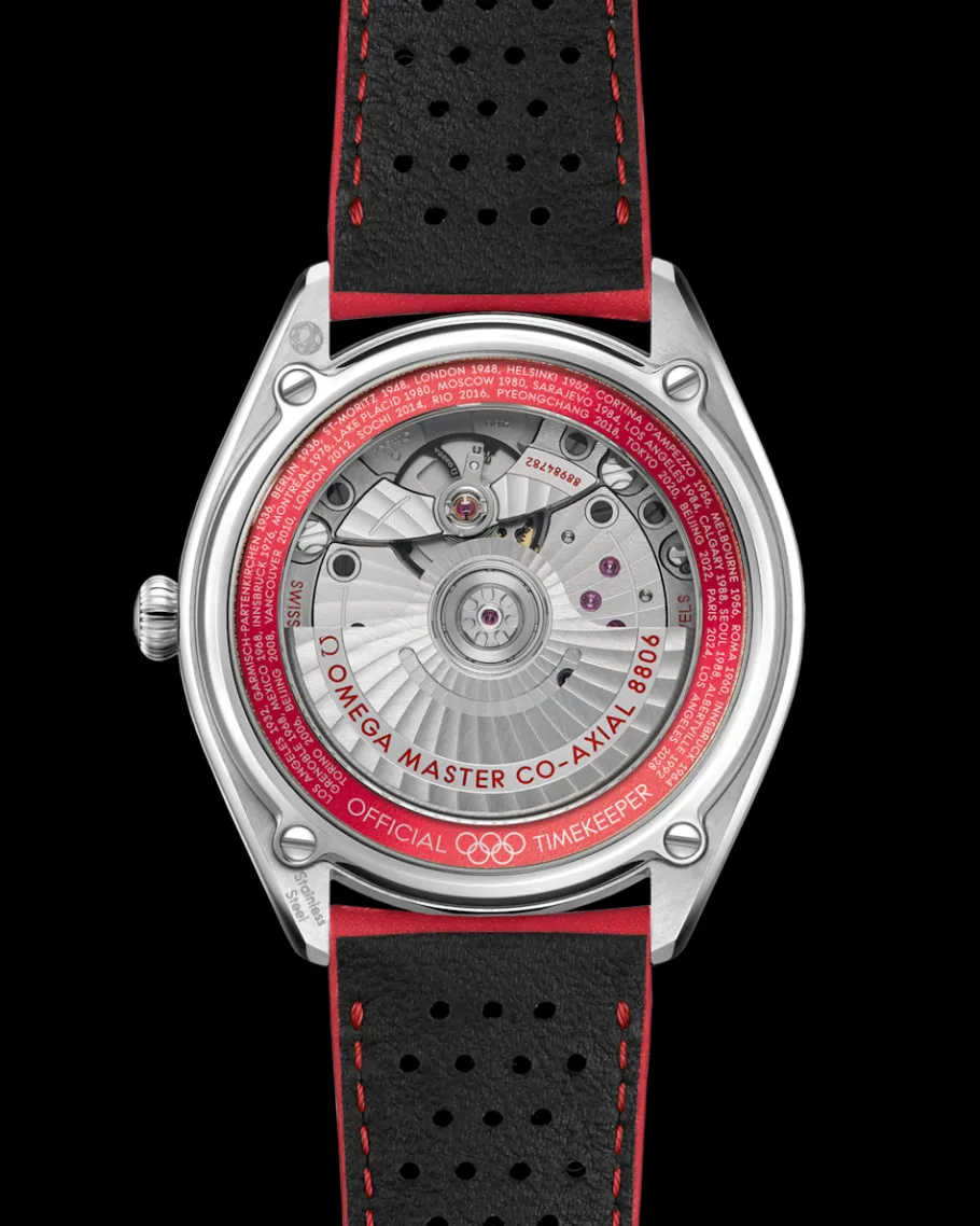 39,5 mm, acier sur bracelet en cuir|OMEGA Outlet