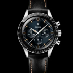 39,7 mm, acier sur bracelet en cuir|OMEGA Clearance