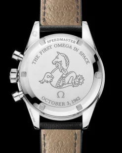 39,7 mm, acier sur bracelet en cuir|OMEGA Clearance