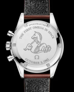 39,7 mm, acier sur bracelet en cuir|OMEGA Clearance