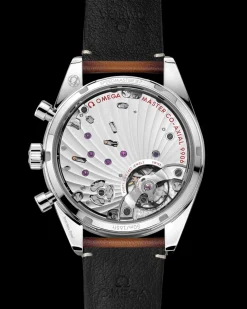 40,5 mm, acier sur bracelet en cuir|OMEGA Clearance