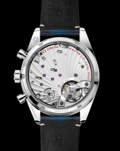 40,5 mm, acier sur bracelet en cuir|OMEGA Discount