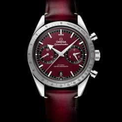 40,5 mm, acier sur bracelet en cuir|OMEGA Fashion