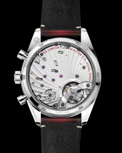 40,5 mm, acier sur bracelet en cuir|OMEGA Fashion