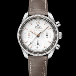 38 mm, acier sur bracelet en cuir|OMEGA Best