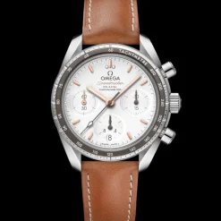 38 mm, acier sur bracelet en cuir|OMEGA Outlet