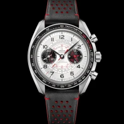 43 mm, acier sur bracelet en cuir|OMEGA Outlet