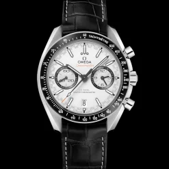 44,25 mm, acier sur bracelet en cuir|OMEGA Best