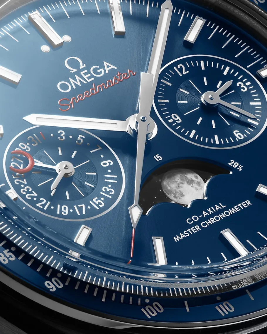 44,25 mm, acier sur bracelet en cuir|OMEGA Best