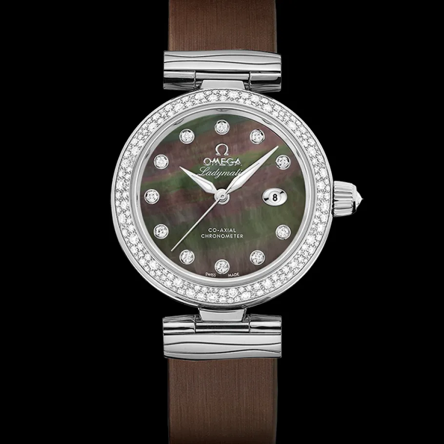 34 mm, acier sur bracelet en cuir|OMEGA Outlet