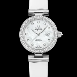 34 mm, acier sur bracelet en cuir|OMEGA Clearance