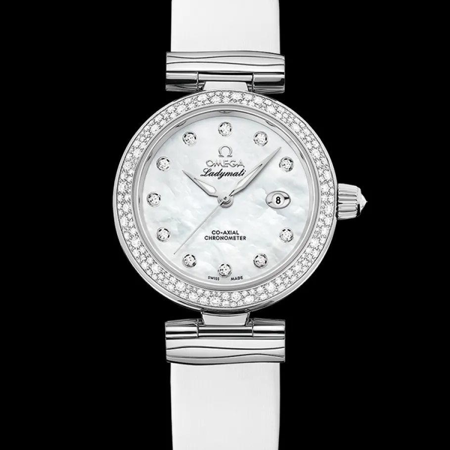 34 mm, acier sur bracelet en cuir|OMEGA Clearance