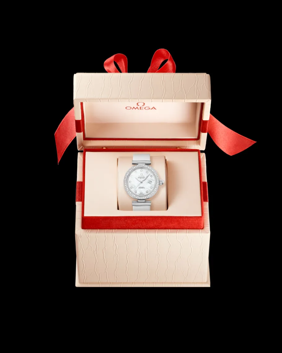 34 mm, acier sur bracelet en cuir|OMEGA Clearance