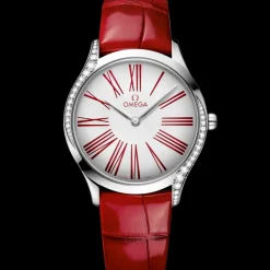 36 mm, acier sur bracelet en cuir|OMEGA New