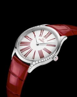 36 mm, acier sur bracelet en cuir|OMEGA New