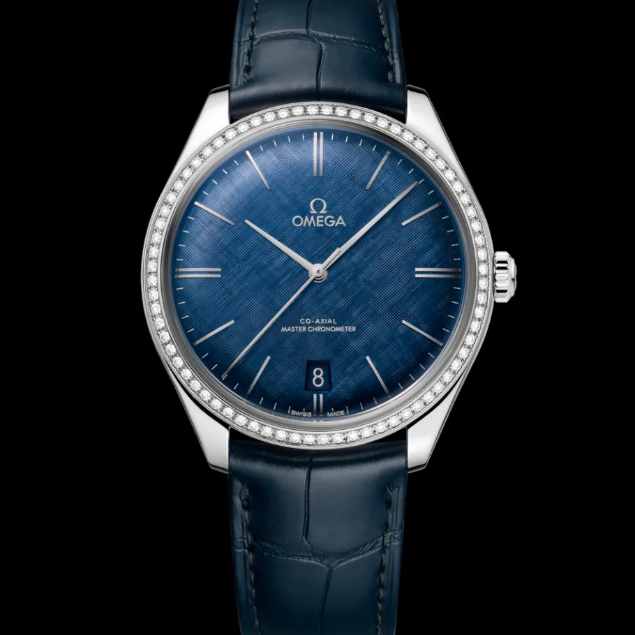 40 mm, acier sur bracelet en cuir|OMEGA Sale