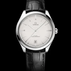 40 mm, acier sur bracelet en cuir|OMEGA Fashion