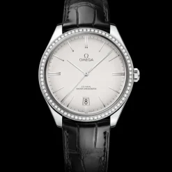 40 mm, acier sur bracelet en cuir|OMEGA Hot