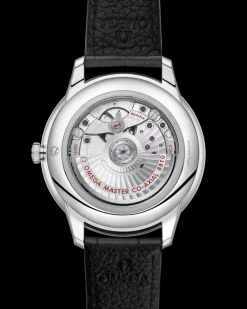 41 mm, acier sur bracelet en cuir|OMEGA Online