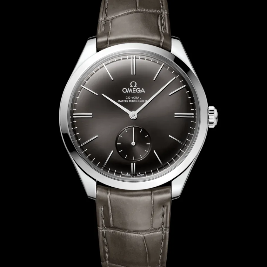 40 mm, acier sur bracelet en cuir|OMEGA Best