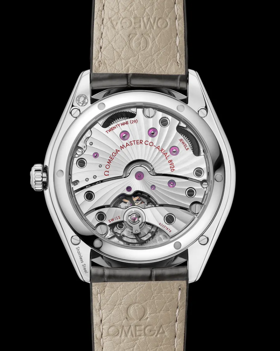 40 mm, acier sur bracelet en cuir|OMEGA Best