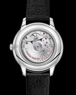 41 mm, acier sur bracelet en cuir|OMEGA New