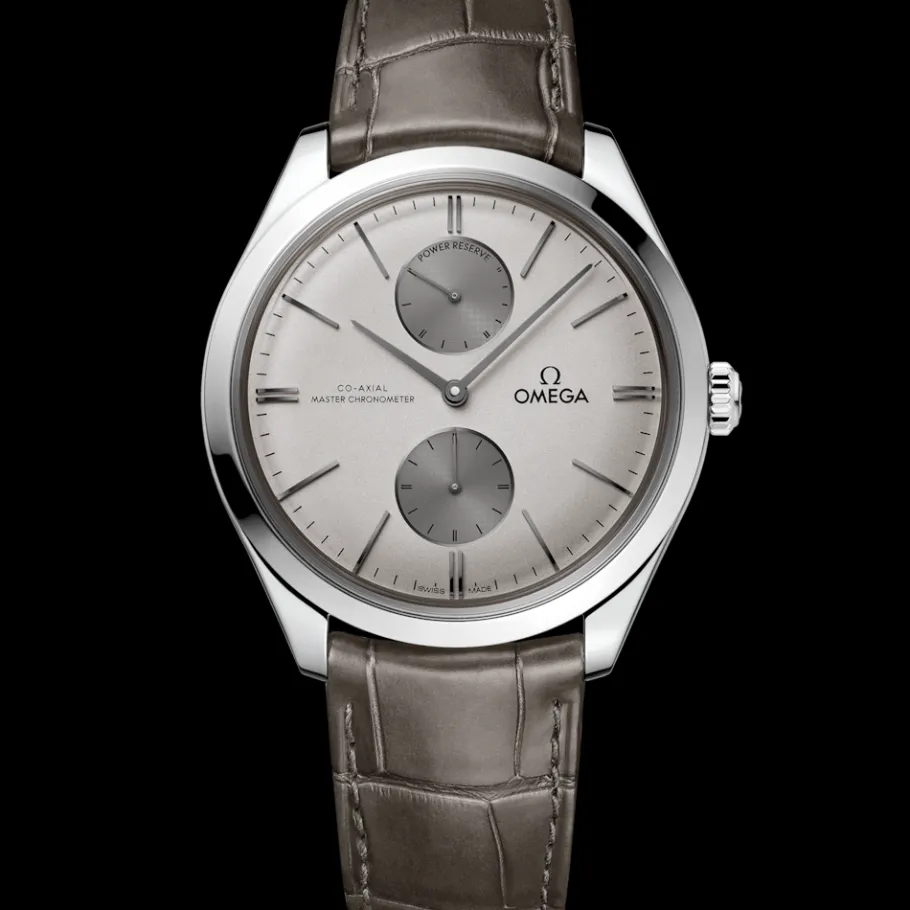 40 mm, acier sur bracelet en cuir|OMEGA Clearance