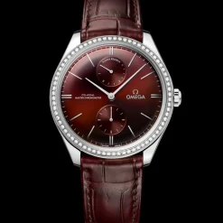 40 mm, acier sur bracelet en cuir|OMEGA Online