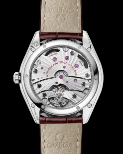 40 mm, acier sur bracelet en cuir|OMEGA Online