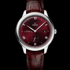 41 mm, acier sur bracelet en cuir|OMEGA Best