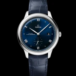 41 mm, acier sur bracelet en cuir|OMEGA Best