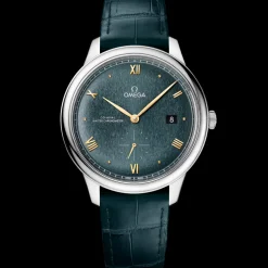 41 mm, acier sur bracelet en cuir|OMEGA Discount