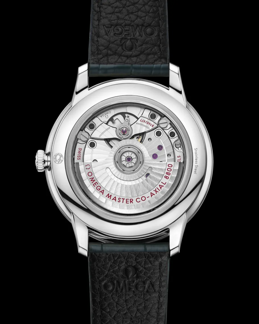 40 mm, acier sur bracelet en cuir|OMEGA Fashion