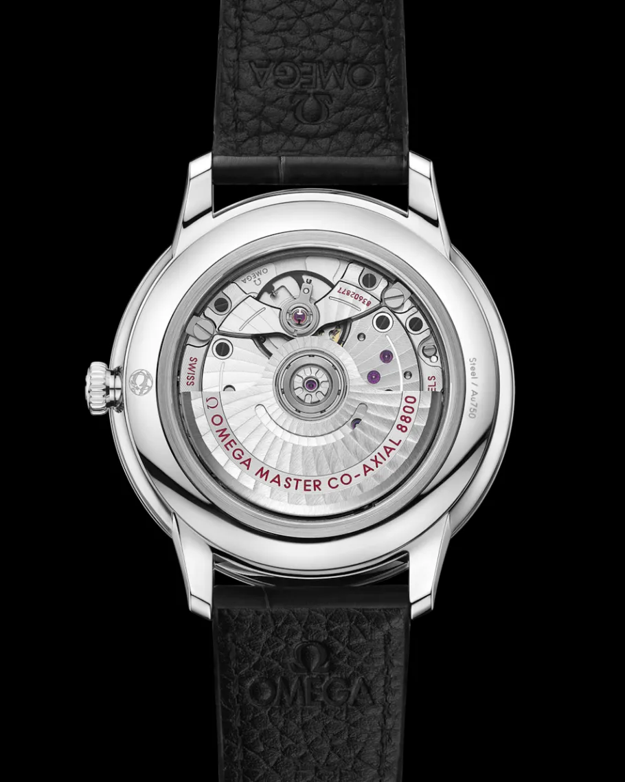 40 mm, acier sur bracelet en cuir|OMEGA Hot