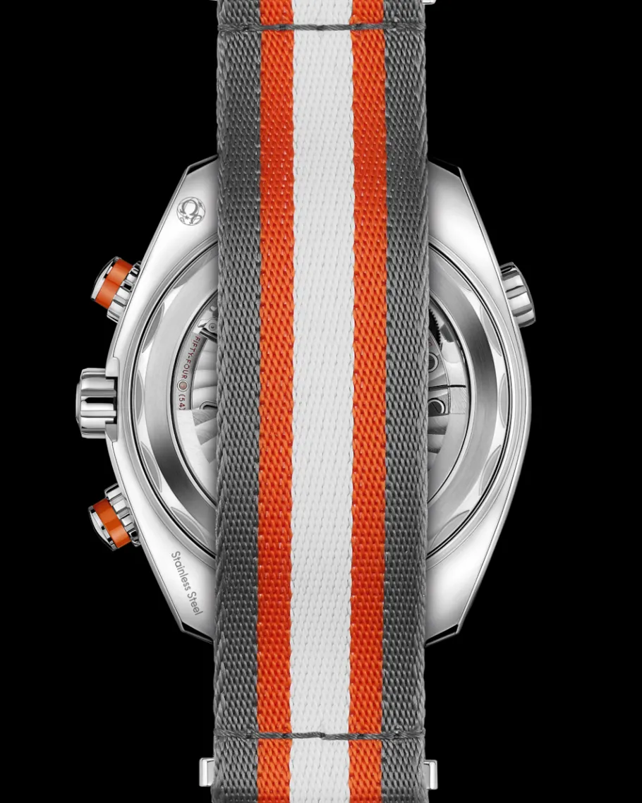 45,5 mm, acier sur bracelet NATO|OMEGA Best