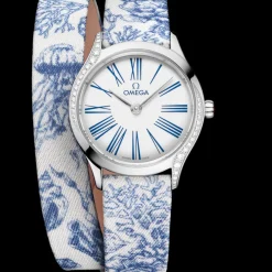 26 mm, acier sur toile de jouy|OMEGA New