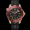 42 mm, Bronze gold sur bracelet caoutchouc|OMEGA New