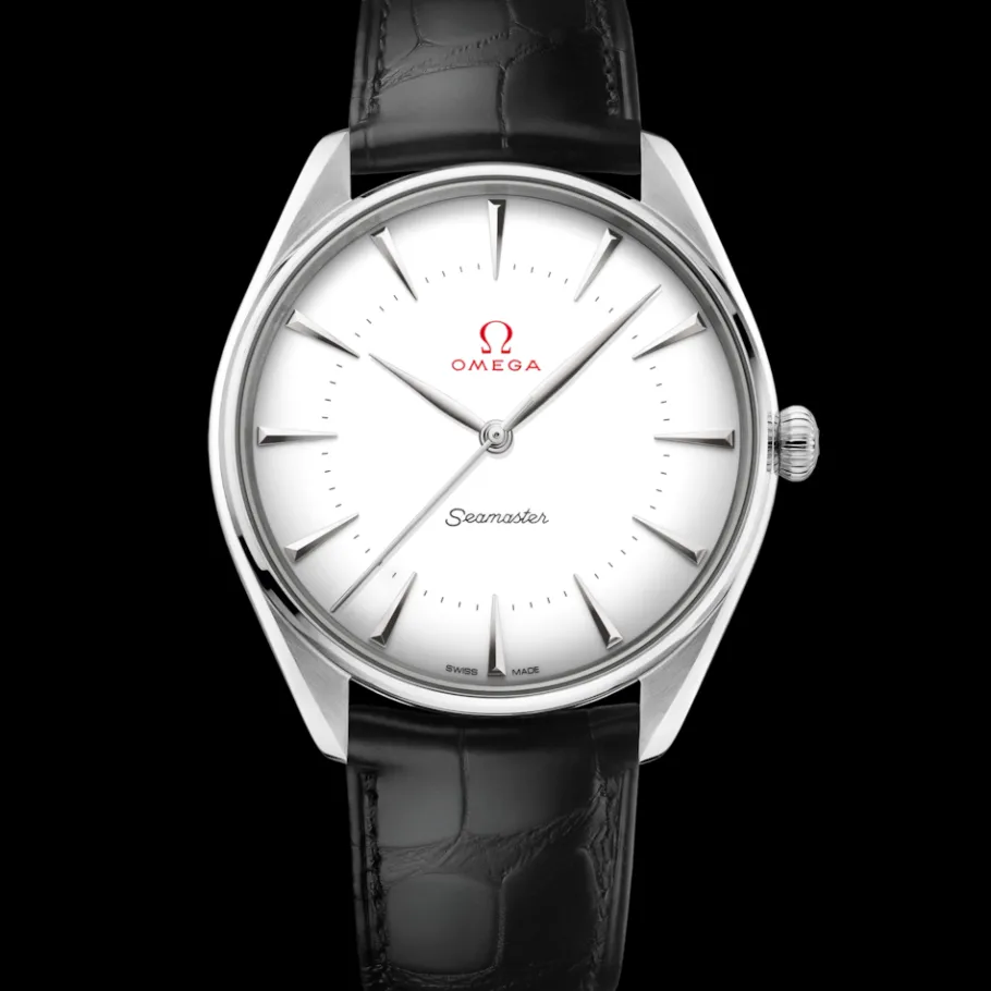 39,5 mm, Canopus Gold™ sur bracelet en cuir|OMEGA Hot