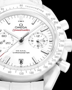 44,25 mm, céramique blanche sur bracelet en cuir|OMEGA Best